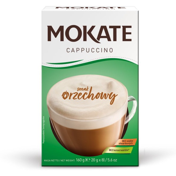 Mokate Kawa Cappucino orzechowe 20g * 8 szt SMOC.4110