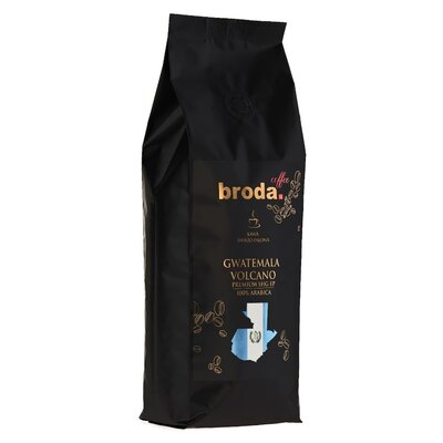 Kawa ziarnista BRODA COFFEE Gwatemala Volcano Premium SHG EP Arabica 0.5 kg