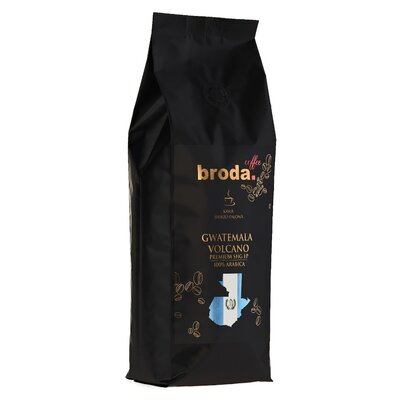 Kawa ziarnista BRODA COFFEE Gwatemala Volcano Premium SHG EP Arabica 1 kg DARMOWY TRANSPORT Bezpłatny transport | Raty