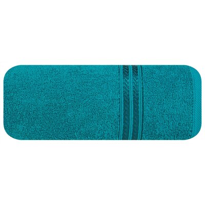 Eurofirany Ręcznik Lori 70x140 turkusowy 450g/m2
