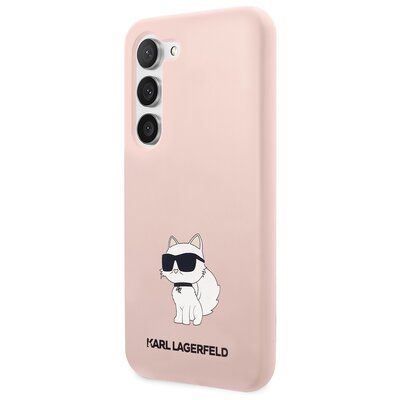 Karl Lagerfeld KLHCS23SSNCHBCP S23 S911 hardcase różowy/pink Silicone Choupette