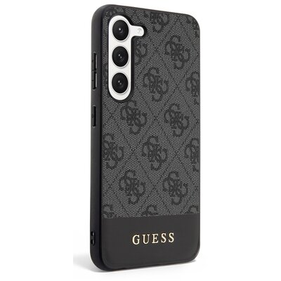 Guess GUHCS23SG4GLGR S23 S911 czarny/black hardcase 4G Stripe Collection