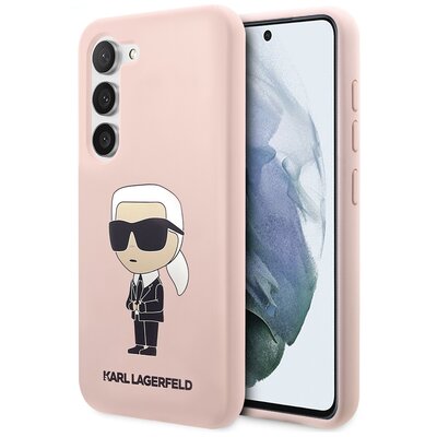 Karl Lagerfeld KLHCS23MSNIKBCP S23+ S916 hardcase różowy/pink Silicone Ikonik