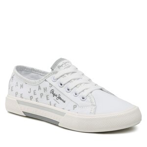 Tenisówki Pepe Jeans - Brady Shine G PGS30562 White 800