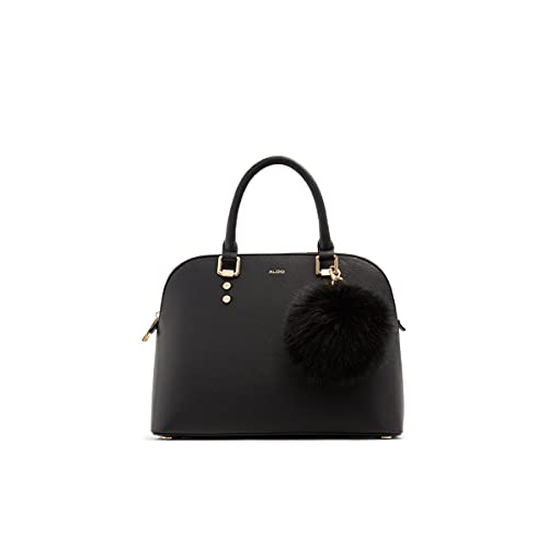 Aldo Damska torebka Galilini Dome Satchel, jeden rozmiar, Czarny, Rozmiar Uniwersalny
