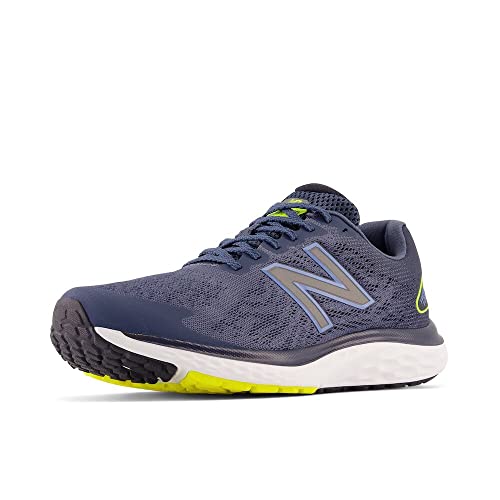 New Balance Męskie trampki Fresh Foam 680v7, niebieskie, 40 EU, NIEBIESKI, 41.5 EU