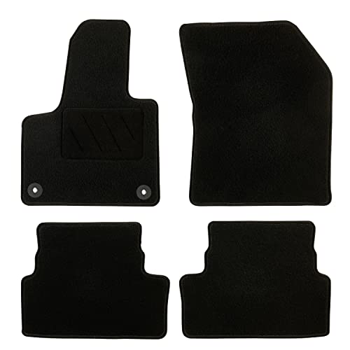 DBS - dywaniki samochodowe - wykonane na zamówienie na 3008 (2016-2020) - z klipsami mocującymi - Antypoślizgowe dywaniki samochodowe - wykładzina Galaxy - 4 sztuki