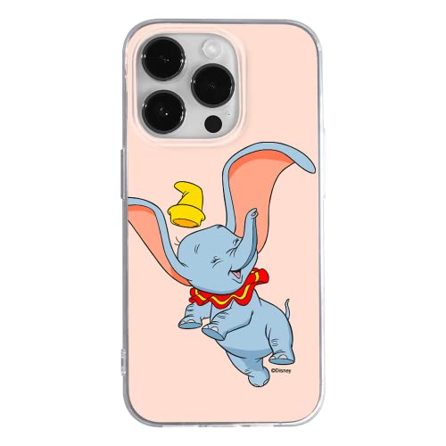 ERT GROUP etui na telefon Apple Iphone 14 PRO, case oryginalny i oficjalnie licencjonowany przez Disney, wzór Dumbo 015, optymalnie dopasowane, plecki z TPU