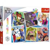 Puzzle 100 el. Bohaterowie Disney Trefl