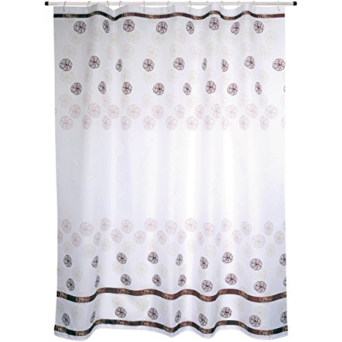 MSV zasłona prysznicowa premium kaya z poliestru 180 x 200 cm, wielokolorowa, 30 x 20 x 15 cm