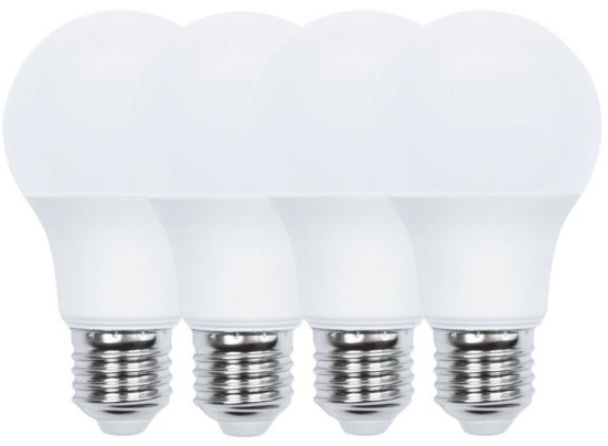 Zestaw żarówek 4 szt Blaupunkt E27-9W-WW-4 LED 9W 2700K