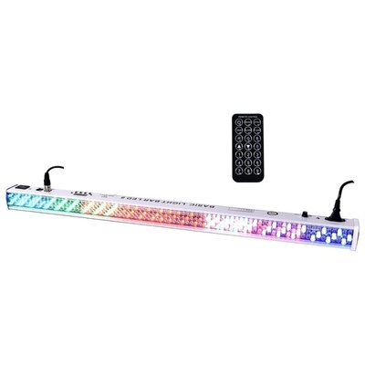 LIGHT4ME BASIC LIGHT BAR LED 8 RGB MKII - listwa belka biała WH + pilot IR ♦ 30 DNI NA ZWROT ♦ GWARANCJA DOOR-TO-DOOR ♦ SZYBKA WYSYŁKA