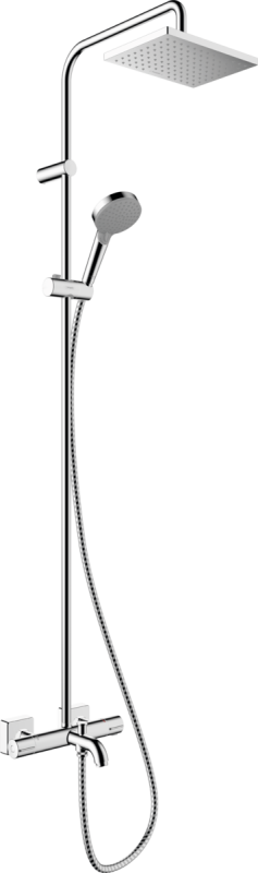 Hansgrohe Vernis Shape Zestaw prysznicowy natynkowy z deszczownicą chrom 26098000