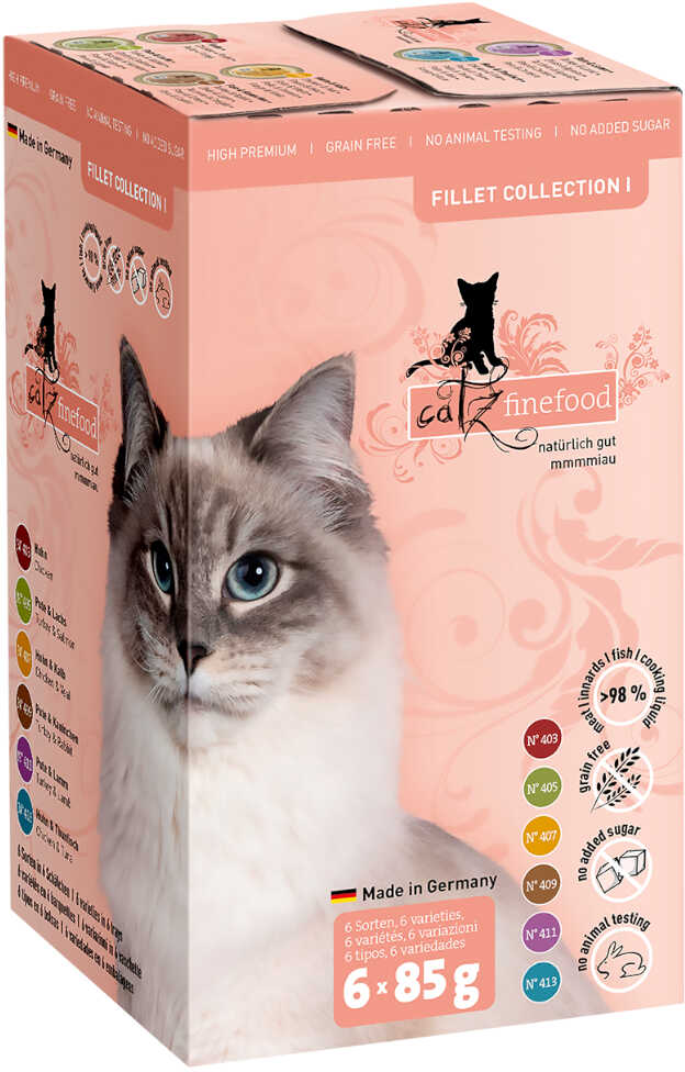 Pakiet próbny catz finefood filety, 6 x 85 g - Pakiet próbny