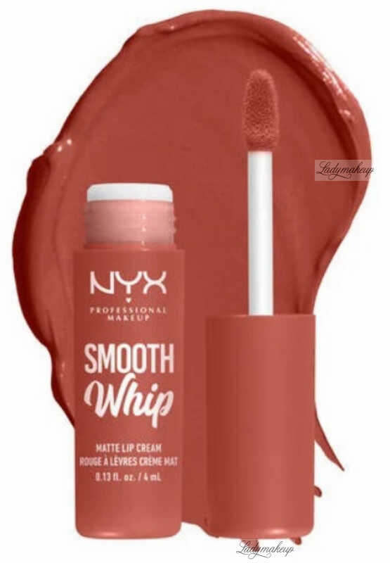 NYX Professional Makeup - SMOOTH WHIP - Matte Lip Cream - Matowa pomadka w płynie - 4 ml - 07 PUSHIN'' CUSHION
