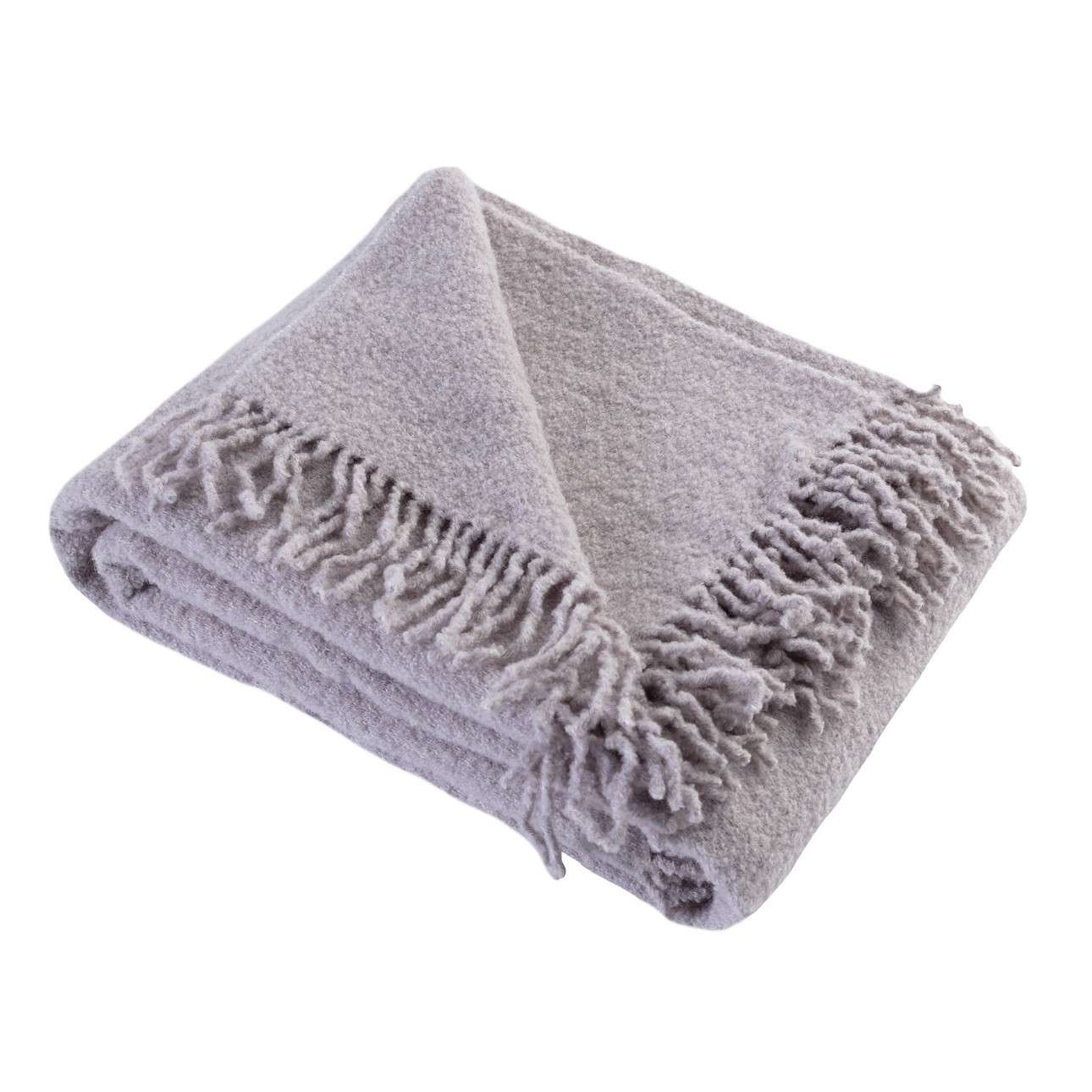 Pled Boucle 140x200cm light grey