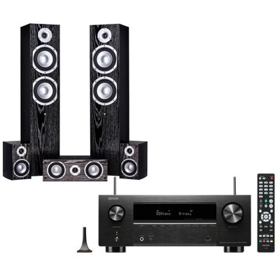 Denon HTS X2800H Czarny + kolumny głośnikowe Wilson Estrada Czarne