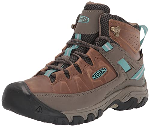 KEEN Damskie buty trekkingowe Targhee 3 Mid, Chustowana porcelana kokosowa, 42 EU