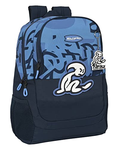 Safta EL BOYN Bahia plecak szkolny dla dzieci, idealny dla dzieci w różnym wieku, wygodny i wszechstronny, jakość i wytrzymałość, 32x16x44 cm, kolor niebieski, niebieski, Estándar, Casual
