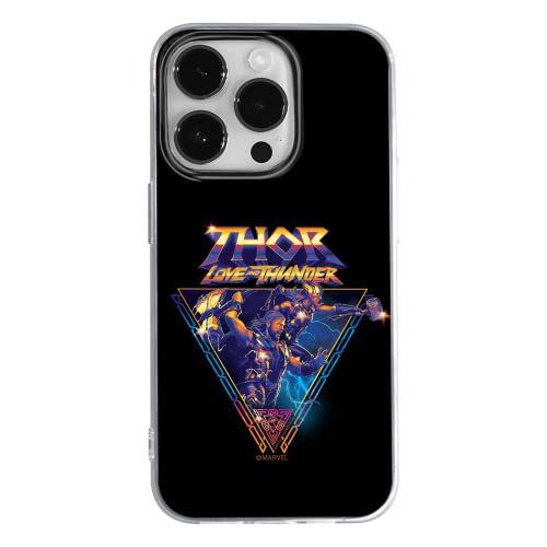 ERT GROUP etui na telefon Apple Iphone 14 PRO, case oryginalny i oficjalnie licencjonowany przez Marvel, wzór Thor 003, optymalnie dopasowane, plecki z TPU