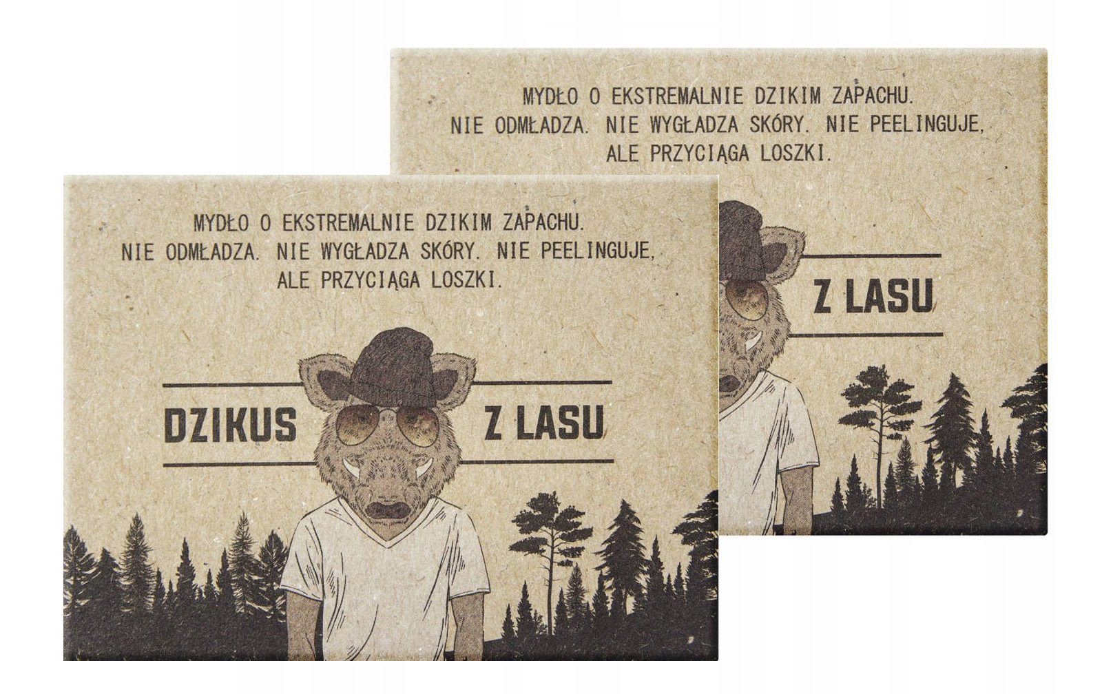LaQ Dzik, mydło dla facetów w kostce, dwupak, 2x85ml