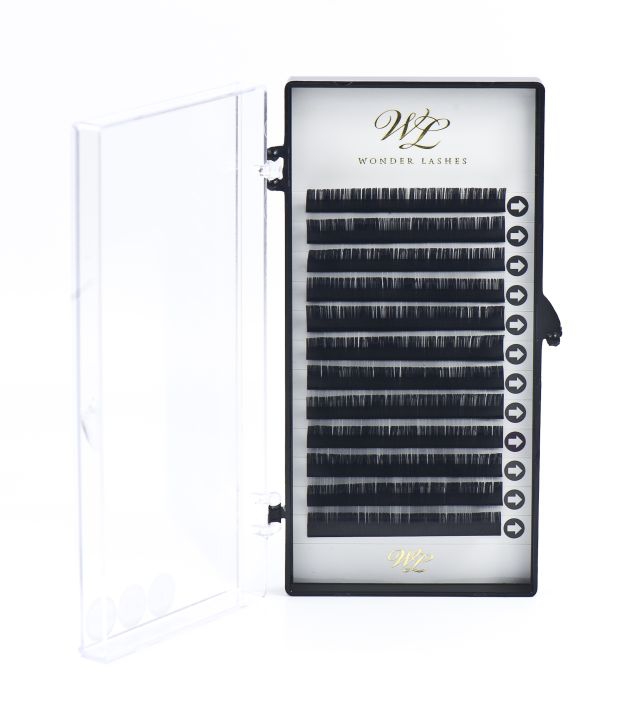 Wonder Lashes Rzęsy na Paletkach B Grubość: 0.20, Długość: MIX