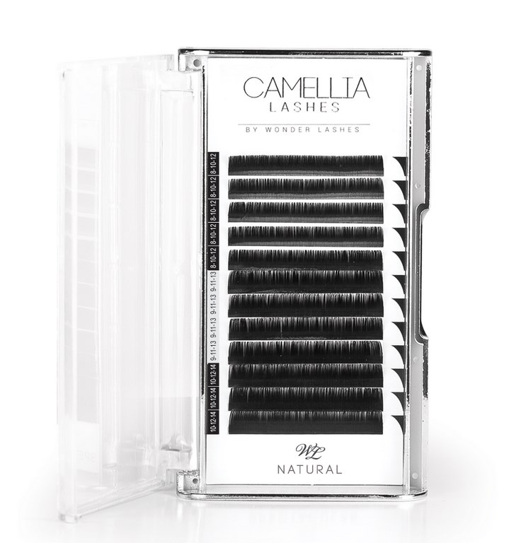 Wonder Lashes Camellia Natural Rzęsy 0,07mm Mix Skręt: B