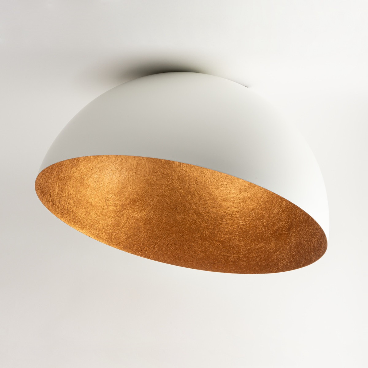 Sigma Sfera 32460 plafon lampa sufitowa 1x60W E27 biały/miedziany