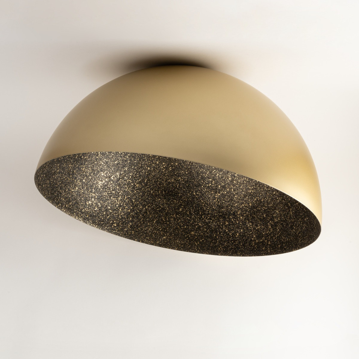 Sigma Sfera 32480 plafon lampa sufitowa 1x60W E27 czarny/złoty