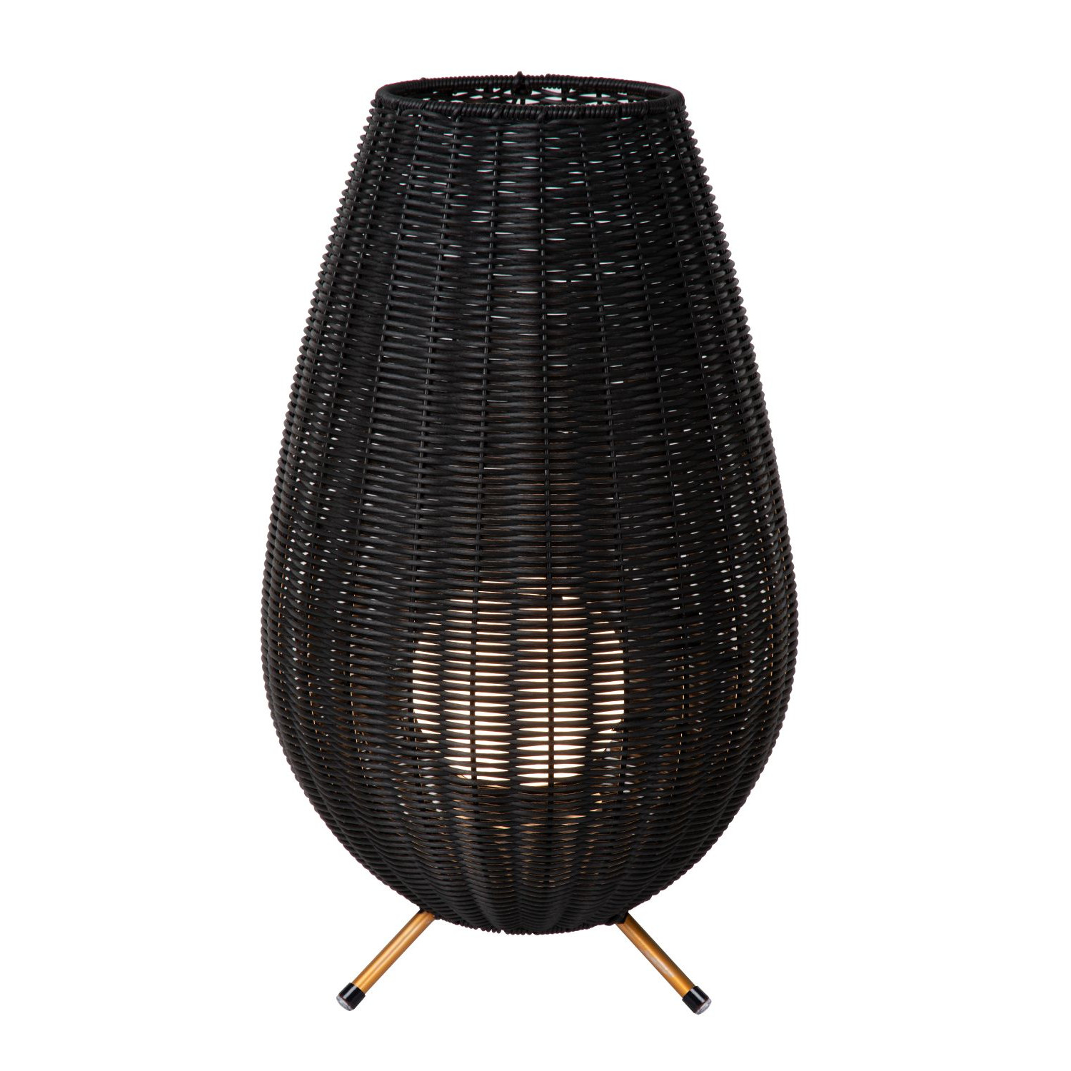 Lucide Colin 03843/50/30 lampa stołowa lampka IP44 1x3W LED 3000 czarna