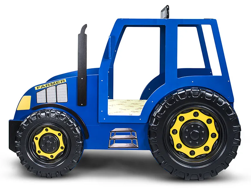 Niebieskie łóżko dla chłopca ciągnik zetor E1-N61