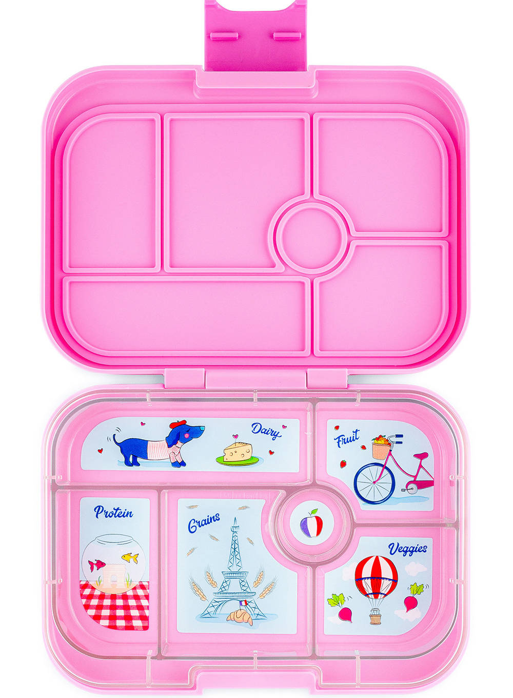 Lunchbox do szkoły Yumbox Original - Fifi pink / Paris tray