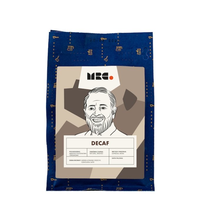 Kawa Ziarnista MRC. DeCaf 250g - bezkofeinowa