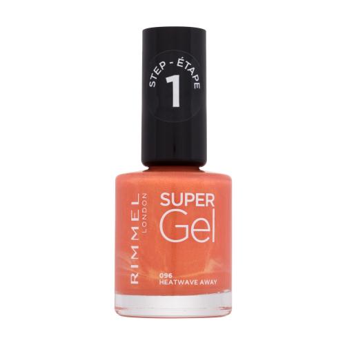 Rimmel London Super Gel STEP1 Lakier do paznokci 12 ml Odcień 096 Heatwave Away