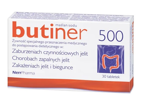 NERR PHARMA SP.Z O.O. NERR PHARMA SP.Z O.O Butiner 500 30 tabletek