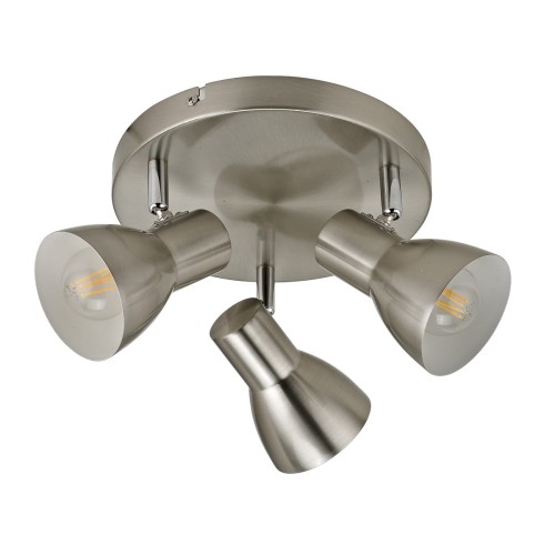 Riado lampa sufitowa (spot) 3-punktowa nikiel satyna SPL-3422-3-SN