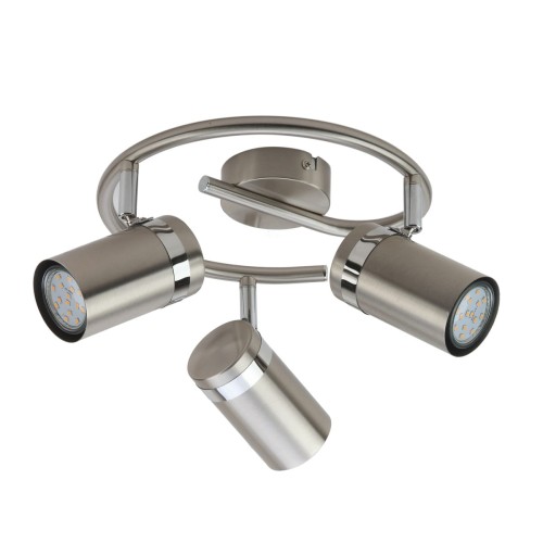 Palmoni lampa sufitowa (spot) 3-punktowa nikiel satyna/chrom SPL-2024-3A