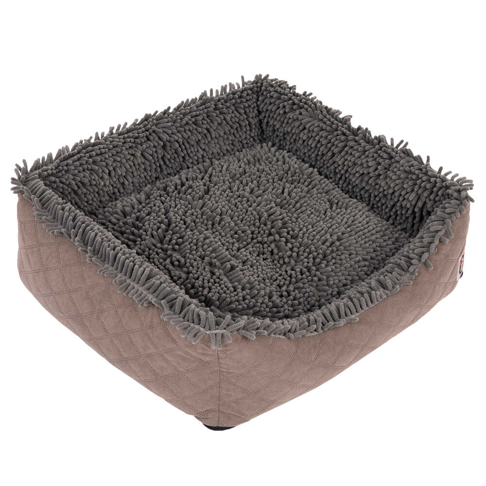 TIAKI Legowisko dla psa Chenille - dł. 85 x szer. 80 x wys. 22 cm Dostawa GRATIS!