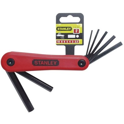 Stanley Klucze sześciokątne 1,5-6 mm, zestaw 7 szt 4-69-261
