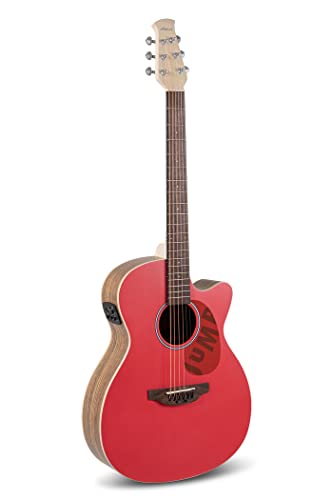 Applause Elektryczna gitara akustyczna Jump OM Cutaway Electro Lipstick AEO-69-R