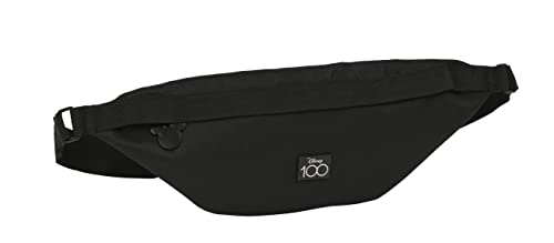 Safta MICKEY MOUSE 100 dla dorosłych, idealny dla młodzieży w różnym wieku, wygodny i wszechstronny, jakość i wytrzymałość, 41x7x15.5 cm, kolor czarny, czarny, Estándar, zwykły