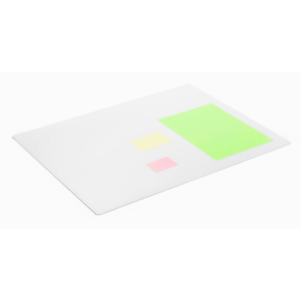 Podkładka na biurko DURABLE 650x500mm ozdobne krawędzie przezroczysta 712319