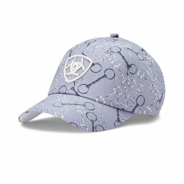 Ariat Czapka z daszkiem COTTON PRINT - charcoal bit print