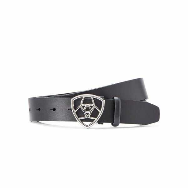Ariat Pasek skórzany do spodni THE SHIELD - black