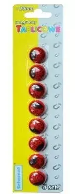 Magnesy do tablic 20mm 8szt - Schemat