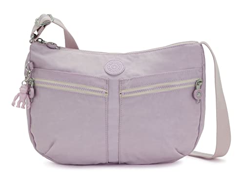 Kipling Damskie torby typu crossbody IZELLAH, delikatny liliowy, Delikatny liliowy