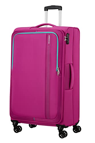 American Tourister Sea Seeker – Spinner XL, walizka, 80 cm, 92,5 l, różowa (Deep Fuchsia), Różowy (Deep Fuchsia), XL (80 cm - 92.5 L), Walizki i wózki