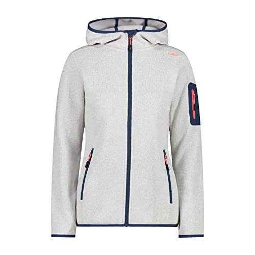 CMP kurtka damska z kapturem, Bone-Red Fluo, 40