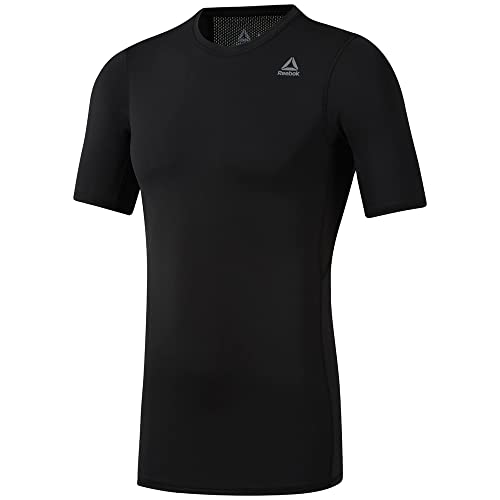 Reebok Męski T-shirt Wor Sl Ss Sld Comp XS czarny