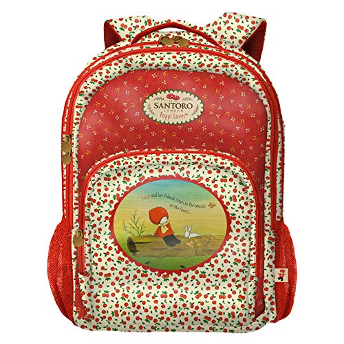 Dohe Plecak 3-komorowy - Santoro - Poppi Loves - Apple, Wielobarwny, 51054, Jeden rozmiar